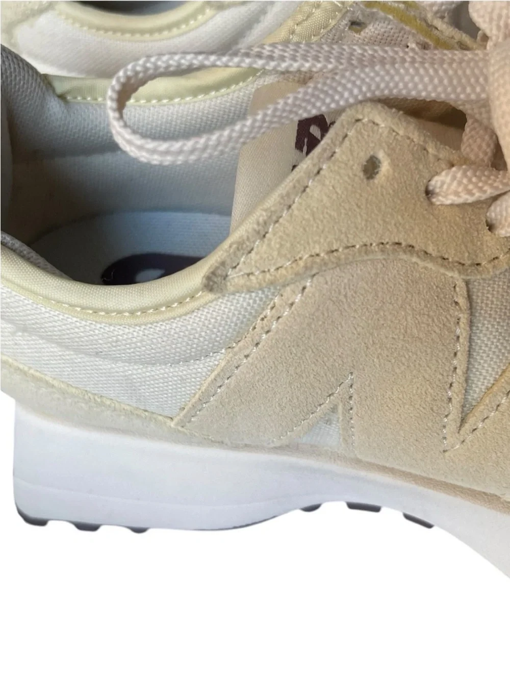 NEW BALANCE Women's 327 Running Sneakers Linen Color Size 5.5US